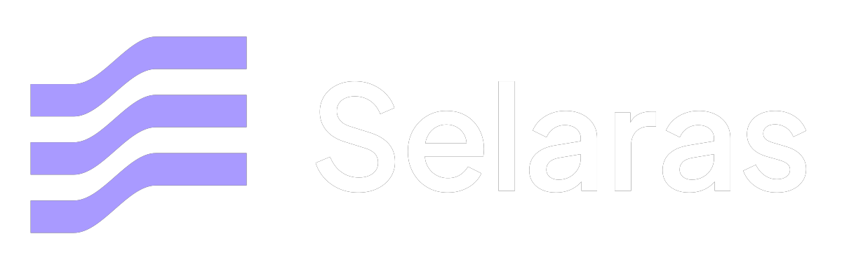 Light violet & white horizontal logo